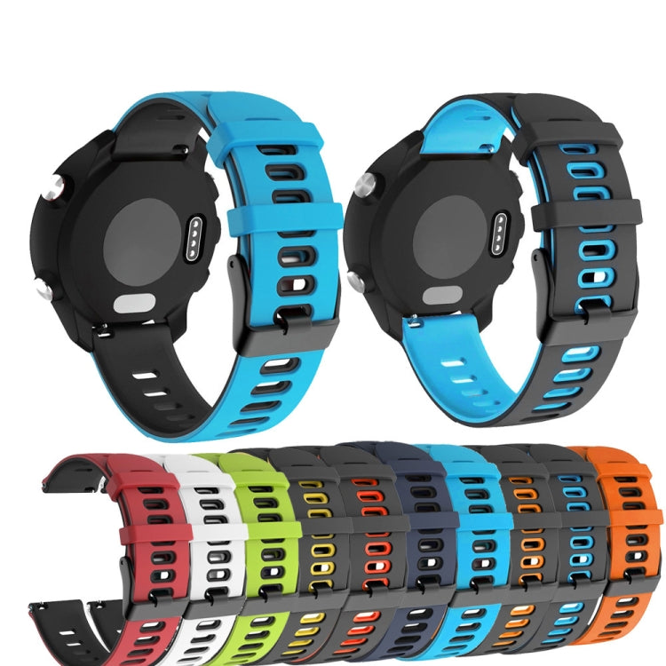 Bracelet de montre bicolore en silicone de 20 mm, pour Samsung Galaxy Watch 5 Pro 45mm, pour Samsung Galaxy Watch 4 40mm