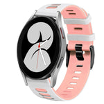 Bracelet de montre bicolore en silicone de 20 mm, pour Samsung Galaxy Watch 5 Pro 45mm, pour Samsung Galaxy Watch 4 40mm