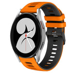 Bracelet de montre bicolore en silicone de 20 mm, pour Samsung Galaxy Watch 5 Pro 45mm, pour Samsung Galaxy Watch 4 40mm