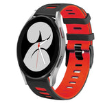 Bracelet de montre bicolore en silicone de 20 mm, pour Samsung Galaxy Watch 5 Pro 45mm, pour Samsung Galaxy Watch 4 40mm