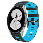 Bracelet de montre bicolore en silicone de 20 mm, pour Samsung Galaxy Watch 5 Pro 45mm, pour Samsung Galaxy Watch 4 40mm