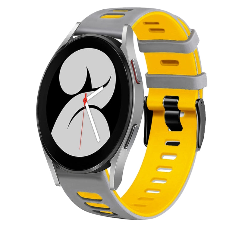 Bracelet de montre bicolore en silicone de 20 mm, pour Samsung Galaxy Watch 5 Pro 45mm, pour Samsung Galaxy Watch 4 40mm