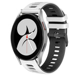 Bracelet de montre bicolore en silicone de 20 mm, pour Samsung Galaxy Watch 5 Pro 45mm, pour Samsung Galaxy Watch 4 40mm
