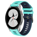 Bracelet de montre bicolore en silicone de 20 mm, pour Samsung Galaxy Watch 5 Pro 45mm, pour Samsung Galaxy Watch 4 40mm
