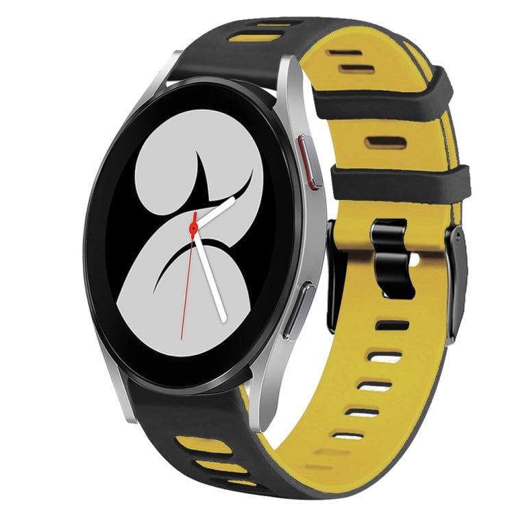 Bracelet de montre bicolore en silicone de 20 mm, pour Samsung Galaxy Watch 5 Pro 45mm, pour Samsung Galaxy Watch 4 40mm