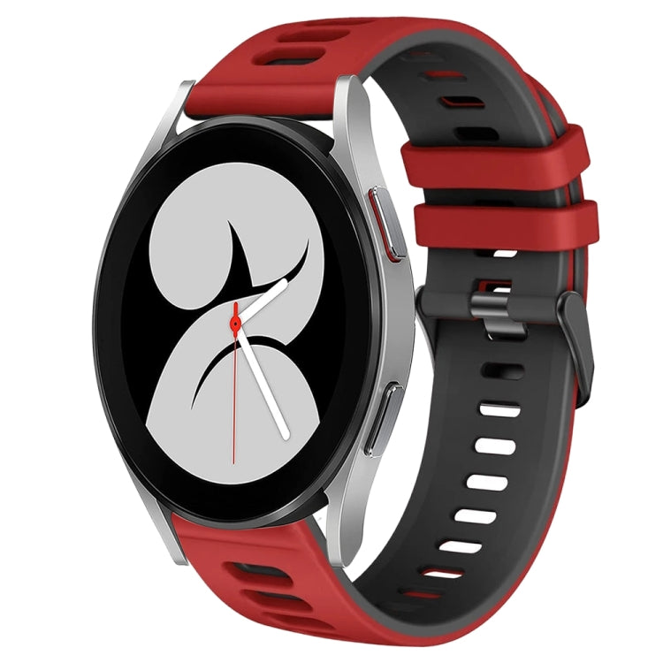 Bracelet de montre bicolore en silicone de 20 mm, pour Samsung Galaxy Watch 5 Pro 45mm, pour Samsung Galaxy Watch 4 40mm