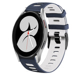 Bracelet de montre bicolore en silicone de 20 mm, pour Samsung Galaxy Watch 5 Pro 45mm, pour Samsung Galaxy Watch 4 40mm