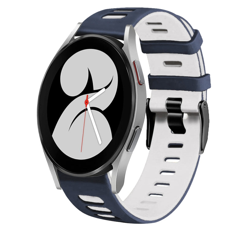 Bracelet de montre bicolore en silicone de 20 mm, pour Samsung Galaxy Watch 5 Pro 45mm, pour Samsung Galaxy Watch 4 40mm