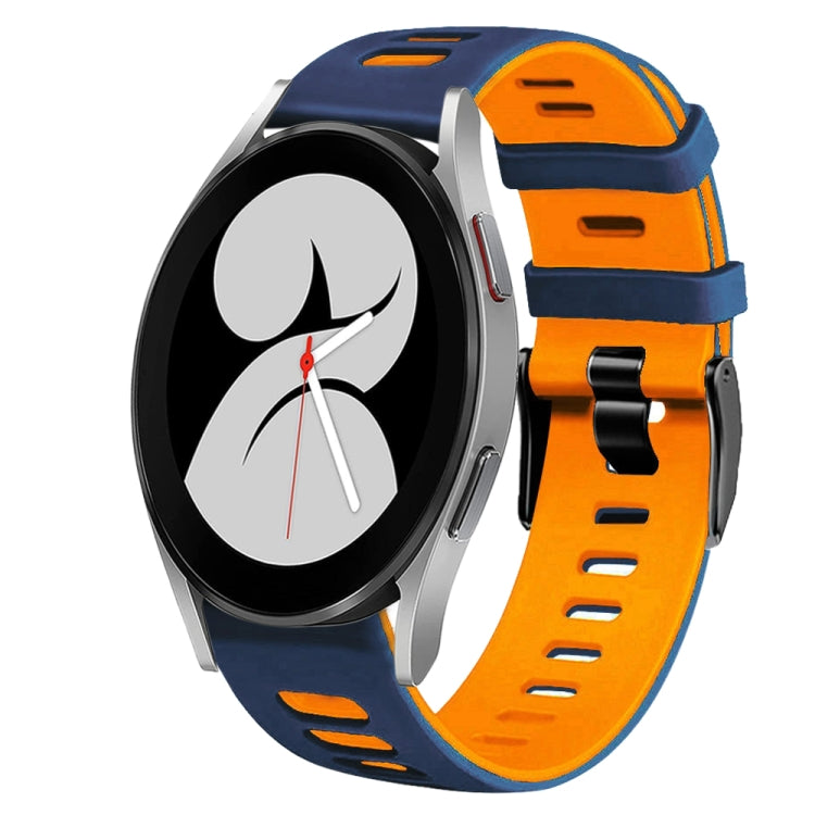 Bracelet de montre bicolore en silicone de 20 mm, pour Samsung Galaxy Watch 5 Pro 45mm, pour Samsung Galaxy Watch 4 40mm