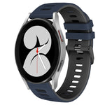 Bracelet de montre bicolore en silicone de 20 mm, pour Samsung Galaxy Watch 5 Pro 45mm, pour Samsung Galaxy Watch 4 40mm