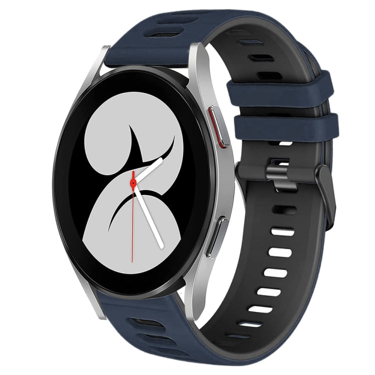 Bracelet de montre bicolore en silicone de 20 mm, pour Samsung Galaxy Watch 5 Pro 45mm, pour Samsung Galaxy Watch 4 40mm