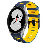 Bracelet de montre bicolore en silicone de 20 mm, pour Samsung Galaxy Watch 5 Pro 45mm, pour Samsung Galaxy Watch 4 40mm