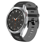 Bracelet de montre en silicone bicolore de 20 mm, pour Samsung Galaxy Watch 4 44 mm, pour Samsung Galaxy Watch 4 Classic 46 mm