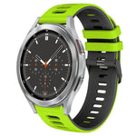 Bracelet de montre en silicone bicolore de 20 mm, pour Samsung Galaxy Watch 4 44 mm, pour Samsung Galaxy Watch 4 Classic 46 mm