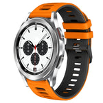 Bracelet de montre en silicone bicolore de 20 mm, pour Samsung Galaxy Watch 4 Classic 42 mm, pour Samsung Galaxy Watch Active 2