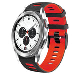 Bracelet de montre en silicone bicolore de 20 mm, pour Samsung Galaxy Watch 4 Classic 42 mm, pour Samsung Galaxy Watch Active 2