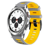 Bracelet de montre en silicone bicolore de 20 mm, pour Samsung Galaxy Watch 4 Classic 42 mm, pour Samsung Galaxy Watch Active 2