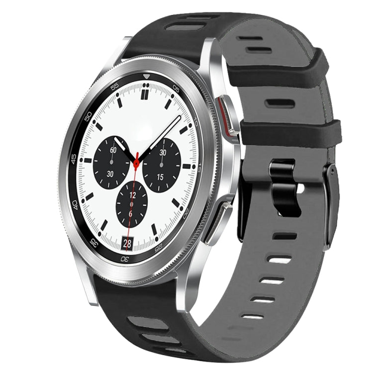 Bracelet de montre en silicone bicolore de 20 mm, pour Samsung Galaxy Watch 4 Classic 42 mm, pour Samsung Galaxy Watch Active 2