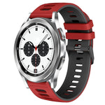 Bracelet de montre en silicone bicolore de 20 mm, pour Samsung Galaxy Watch 4 Classic 42 mm, pour Samsung Galaxy Watch Active 2