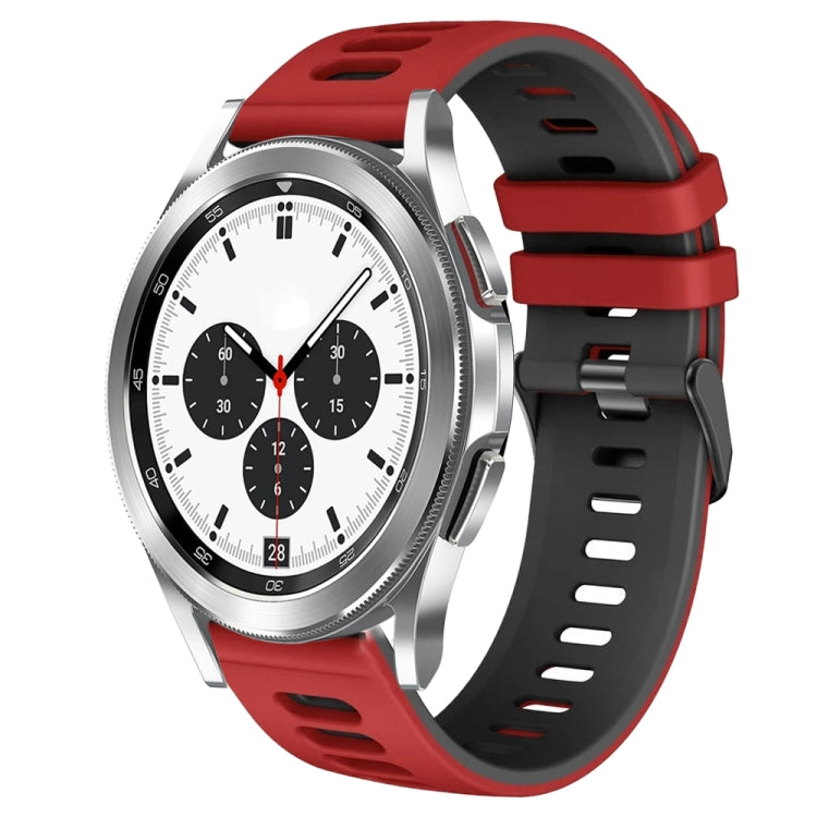 Bracelet de montre en silicone bicolore de 20 mm, pour Samsung Galaxy Watch 4 Classic 42 mm, pour Samsung Galaxy Watch Active 2
