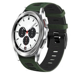 Bracelet de montre en silicone bicolore de 20 mm, pour Samsung Galaxy Watch 4 Classic 42 mm, pour Samsung Galaxy Watch Active 2