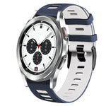 Bracelet de montre en silicone bicolore de 20 mm, pour Samsung Galaxy Watch 4 Classic 42 mm, pour Samsung Galaxy Watch Active 2