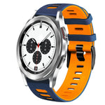 Bracelet de montre en silicone bicolore de 20 mm, pour Samsung Galaxy Watch 4 Classic 42 mm, pour Samsung Galaxy Watch Active 2