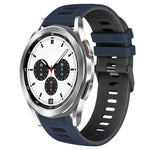 Bracelet de montre en silicone bicolore de 20 mm, pour Samsung Galaxy Watch 4 Classic 42 mm, pour Samsung Galaxy Watch Active 2
