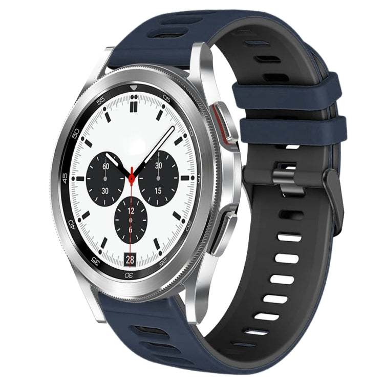 Bracelet de montre en silicone bicolore de 20 mm, pour Samsung Galaxy Watch 4 Classic 42 mm, pour Samsung Galaxy Watch Active 2