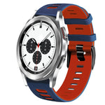 Bracelet de montre en silicone bicolore de 20 mm, pour Samsung Galaxy Watch 4 Classic 42 mm, pour Samsung Galaxy Watch Active 2
