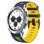 Bracelet de montre en silicone bicolore de 20 mm, pour Samsung Galaxy Watch 4 Classic 42 mm, pour Samsung Galaxy Watch Active 2