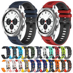 Bracelet de montre en silicone bicolore de 20 mm, pour Samsung Galaxy Watch 4 Classic 42 mm, pour Samsung Galaxy Watch Active 2