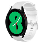 Bracelet de montre en silicone à carreaux de 20 mm, pour Samsung Galaxy Watch4 44 mm, pour Samsung Galaxy Watch4 Classic 46 mm, pour Samsung Galaxy Watch4 Classic 42 mm, pour Samsung Galaxy Watch Active 2