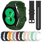 Bracelet de montre en silicone à carreaux de 20 mm, pour Samsung Galaxy Watch4 44 mm, pour Samsung Galaxy Watch4 Classic 46 mm, pour Samsung Galaxy Watch4 Classic 42 mm, pour Samsung Galaxy Watch Active 2