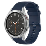 Bracelet de montre en silicone à carreaux de 20 mm, pour Samsung Galaxy Watch4 44 mm, pour Samsung Galaxy Watch4 Classic 46 mm, pour Samsung Galaxy Watch4 Classic 42 mm, pour Samsung Galaxy Watch Active 2