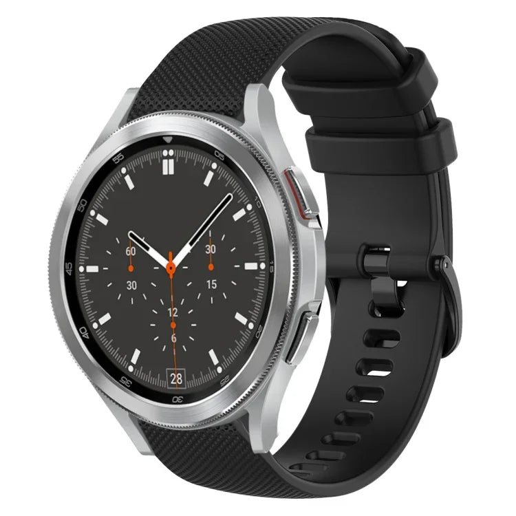 Bracelet de montre en silicone à carreaux de 20 mm, pour Samsung Galaxy Watch4 44 mm, pour Samsung Galaxy Watch4 Classic 46 mm, pour Samsung Galaxy Watch4 Classic 42 mm, pour Samsung Galaxy Watch Active 2