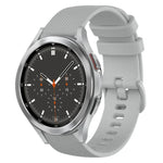 Bracelet de montre en silicone à carreaux de 20 mm, pour Samsung Galaxy Watch4 44 mm, pour Samsung Galaxy Watch4 Classic 46 mm, pour Samsung Galaxy Watch4 Classic 42 mm, pour Samsung Galaxy Watch Active 2