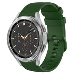 Bracelet de montre en silicone à carreaux de 20 mm, pour Samsung Galaxy Watch4 44 mm, pour Samsung Galaxy Watch4 Classic 46 mm, pour Samsung Galaxy Watch4 Classic 42 mm, pour Samsung Galaxy Watch Active 2