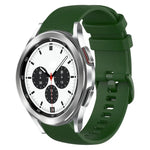 Bracelet de montre en silicone à carreaux de 20 mm, pour Samsung Galaxy Watch4 44 mm, pour Samsung Galaxy Watch4 Classic 46 mm, pour Samsung Galaxy Watch4 Classic 42 mm, pour Samsung Galaxy Watch Active 2