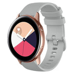 Bracelet de montre en silicone à carreaux de 20 mm, pour Samsung Galaxy Watch4 44 mm, pour Samsung Galaxy Watch4 Classic 46 mm, pour Samsung Galaxy Watch4 Classic 42 mm, pour Samsung Galaxy Watch Active 2