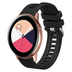 20mm Twill Solid Color Silicone Watch Band, For Samsung Galaxy Watch4 44mm, For Samsung Galaxy Watch4 Classic 46mm, For Samsung Galaxy Watch4 Classic 42mm, For Samsung Galaxy Watch Active 2