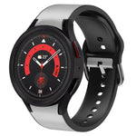 Bracelet de montre en cuir adhésif en silicone 20 mm, pour Samsung Galaxy Watch 5 40mm, pour Samsung Galaxy Watch 5 44mm, pour Samsung Galaxy Watch 5 Pro 45mm, pour Samsung Galaxy Watch 4 40mm, pour Samsung Galaxy Watch 4 44mm