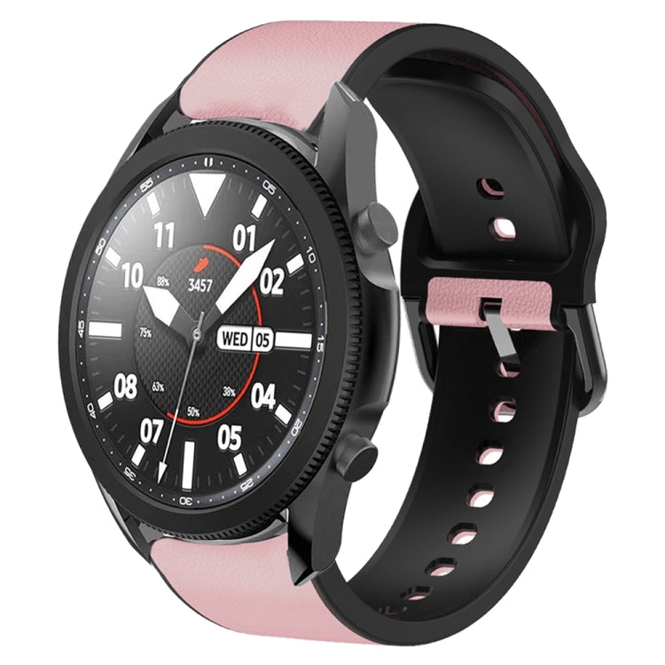 Bracelet de montre en cuir adhésif en silicone 20 mm, pour Samsung Galaxy Watch 5 40mm, pour Samsung Galaxy Watch 5 44mm, pour Samsung Galaxy Watch 5 Pro 45mm, pour Samsung Galaxy Watch 4 40mm, pour Samsung Galaxy Watch 4 44mm
