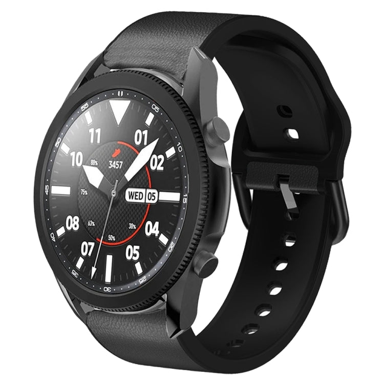 Bracelet de montre en cuir adhésif en silicone 20 mm, pour Samsung Galaxy Watch 5 40mm, pour Samsung Galaxy Watch 5 44mm, pour Samsung Galaxy Watch 5 Pro 45mm, pour Samsung Galaxy Watch 4 40mm, pour Samsung Galaxy Watch 4 44mm