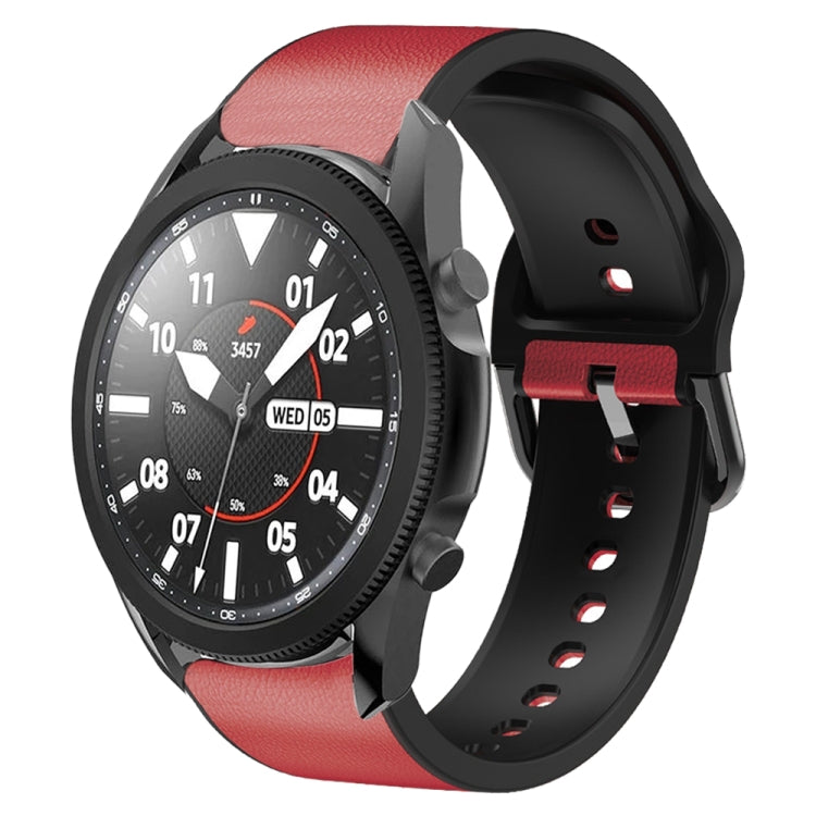 Bracelet de montre en cuir adhésif en silicone 20 mm, pour Samsung Galaxy Watch 5 40mm, pour Samsung Galaxy Watch 5 44mm, pour Samsung Galaxy Watch 5 Pro 45mm, pour Samsung Galaxy Watch 4 40mm, pour Samsung Galaxy Watch 4 44mm