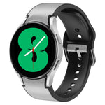 Bracelet de montre en cuir adhésif en silicone 20 mm, pour Samsung Galaxy Watch 5 40mm, pour Samsung Galaxy Watch 5 44mm, pour Samsung Galaxy Watch 5 Pro 45mm, pour Samsung Galaxy Watch 4 40mm, pour Samsung Galaxy Watch 4 44mm