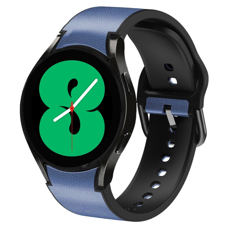 Bracelet de montre en cuir adhésif en silicone 20 mm, pour Samsung Galaxy Watch 5 40mm, pour Samsung Galaxy Watch 5 44mm, pour Samsung Galaxy Watch 5 Pro 45mm, pour Samsung Galaxy Watch 4 40mm, pour Samsung Galaxy Watch 4 44mm