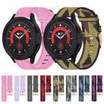 Bracelet de montre tissé en nylon 20 mm, pour Samsung Galaxy Watch5 40mm, pour Samsung Galaxy Watch5 44mm, pour Samsung Galaxy Watch5 Pro 45mm, pour Samsung Galaxy Watch4 40mm, pour Samsung Galaxy Watch4 44mm, pour Samsung Galaxy Watch4 Classic 46mm