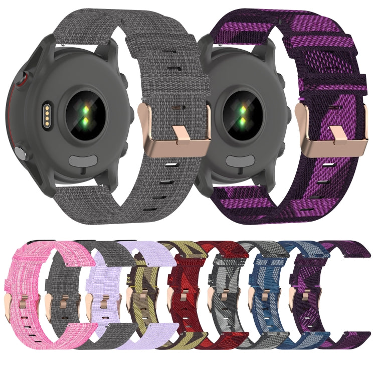 Bracelet de montre tissé en nylon 20 mm, pour Samsung Galaxy Watch5 40mm, pour Samsung Galaxy Watch5 44mm, pour Samsung Galaxy Watch5 Pro 45mm, pour Samsung Galaxy Watch4 40mm, pour Samsung Galaxy Watch4 44mm, pour Samsung Galaxy Watch4 Classic 46mm