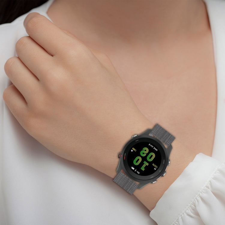 Bracelet de montre tissé en nylon 20 mm, pour Samsung Galaxy Watch5 40mm, pour Samsung Galaxy Watch5 44mm, pour Samsung Galaxy Watch5 Pro 45mm, pour Samsung Galaxy Watch4 40mm, pour Samsung Galaxy Watch4 44mm, pour Samsung Galaxy Watch4 Classic 46mm